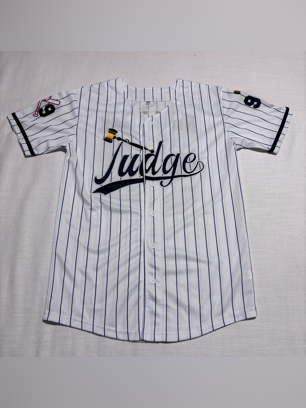 New York Yankees Aaron Judge "Hammer of Judge" Baseball Jersey | Size Small